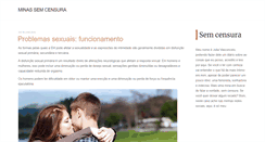 Desktop Screenshot of minassemcensura.com.br